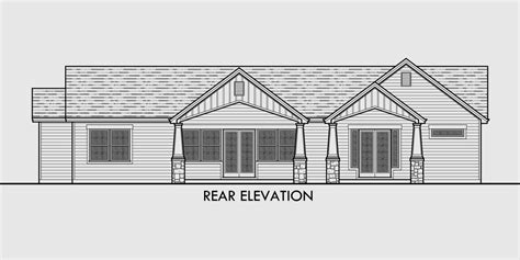 Portland Oregon House Plans, One Story House Plans, Great Room