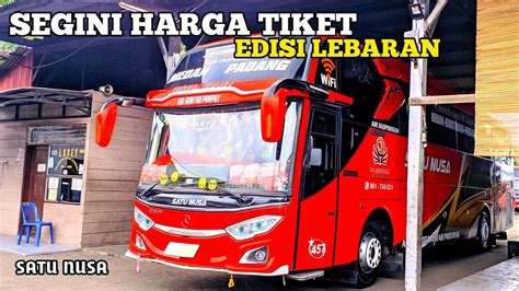 Begini Suasana Keberangkatan Di Loket Bus Satu Nusa Medan Youtube