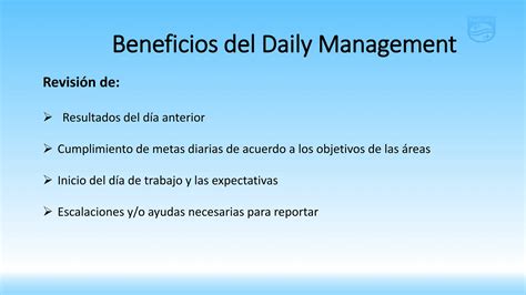 Administración de la mejora diaria Lean manufacturing PPT