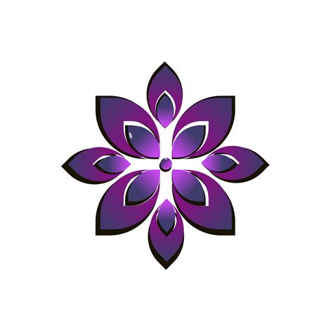 Abstract flower logo template design 21956610 Vector Art at Vecteezy