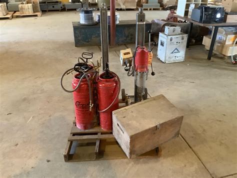 Milwaukee 4125 Dymorig Drill W Stand Bigiron Auctions