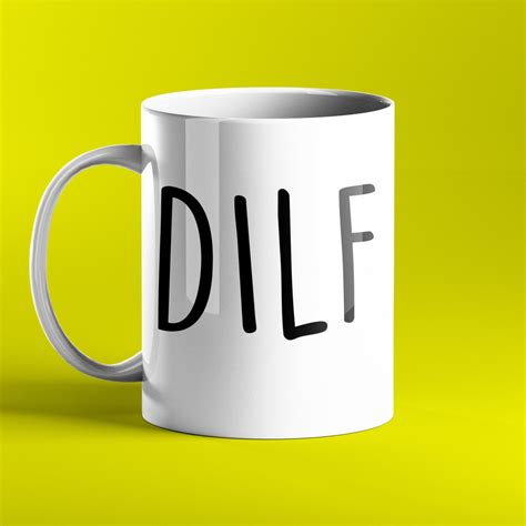 FUNNY PERSONALISED Mug DILF Dad I D Like To Fuck Etsy