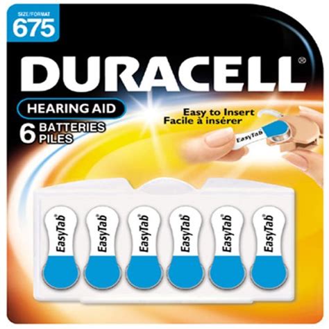 DURACELL DA 675N6 Hearing Aid Battery Amazon In Health Personal Care