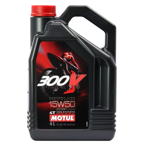 Motul 4l 300v Factory Line 15w50 4t Motor Oil At Mxstore