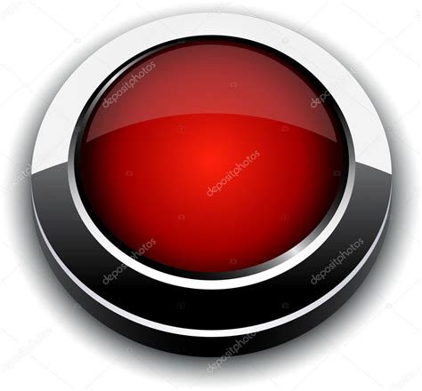 Red 3d Button Stock Vector Image By ©maxborovkov 4139006