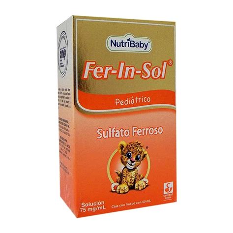 Sulfato Ferroso Nutri Baby Fer In Sol Mg Ml Soluci N Pedi Trica