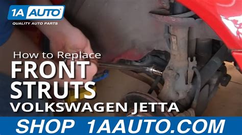 How To Replace Front Struts Volkswagen Jetta Youtube