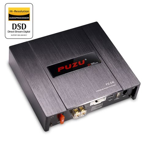 Puzu Pz D D Class Car Dsp Amplifier Ch To Ch Max Power X W Output