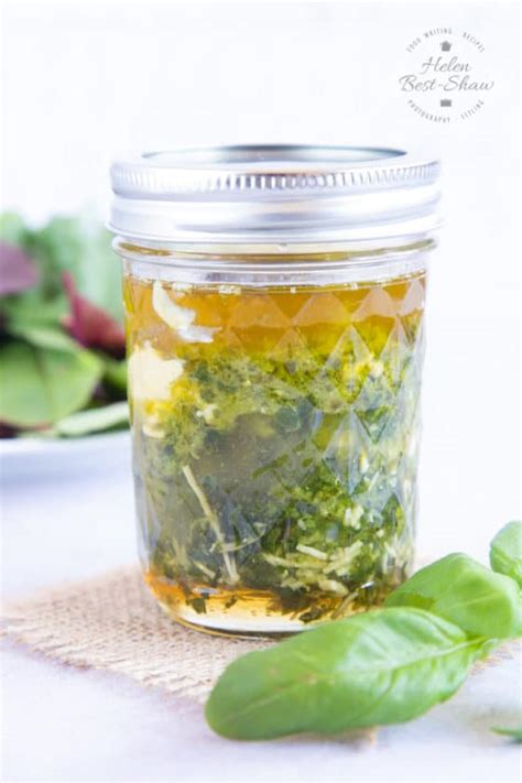 Easy Pesto Salad Dressing Recipe 3 Minutes Helen S Fuss Free Flavours