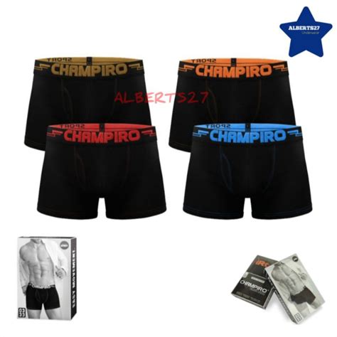 Jual Celana Dalam Boxer Pria Champiro C 0333 C Isi 3pcs 1 Kotak