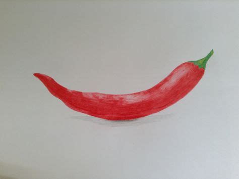 Red Chili Drawing at PaintingValley.com | Explore collection of Red ...