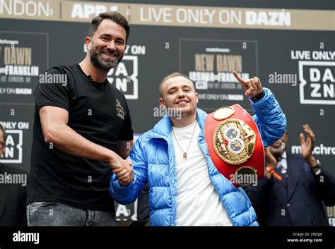 Promoter Eddie Hearn speaks to Sunny Edwards with his IBF flyweight ...