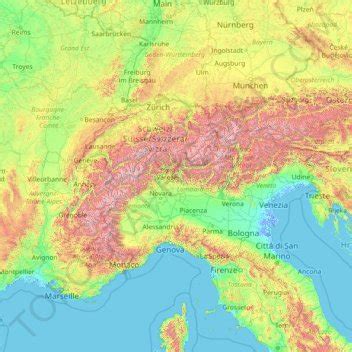 Alps Map