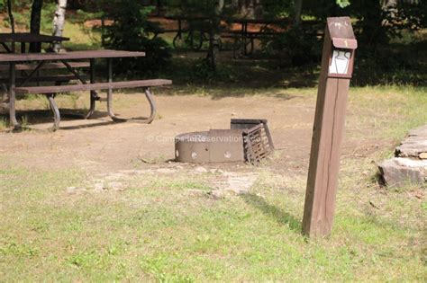 Campsite In Kiosk Campground At Algonquin Provincial Park Ontario