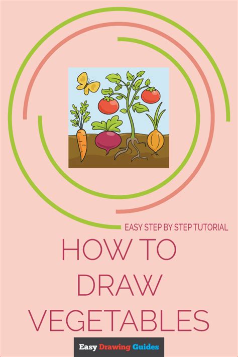 How To Draw Vegetables Really Easy Drawing Tutorial