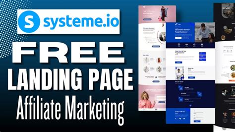 How To Create Free Landing Page For Affiliate Marketing Youtube