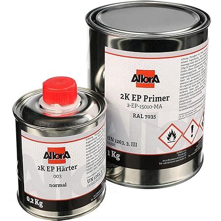 AllorA 2K EP Primer Epoxid Grundierung inkl Härter Lichtgrau RAL