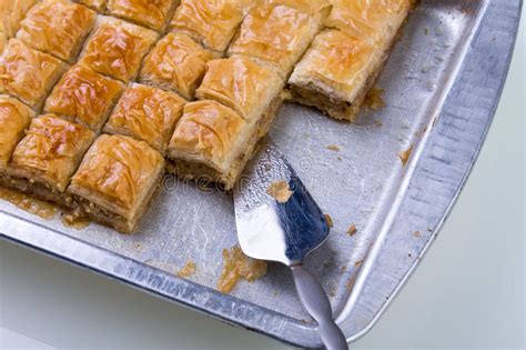 Baklava Hecho En Casa Listo Para Ser Servido Imagen De Archivo Imagen