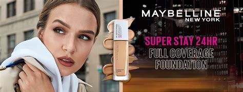 Buy Maybelline New York Super Stay 24h Full Coverage Liquid Foundation 312 Golden 30ml