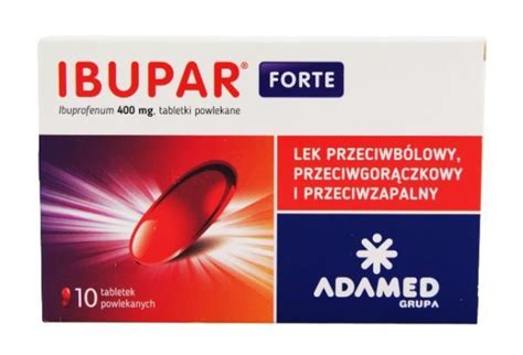 IBUPAR FORTE lek przeciwbólowy 400 mg AptekaOPT pl