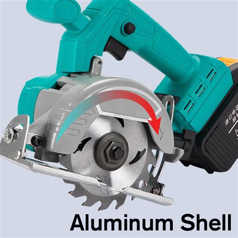 electric circular cordless handsaw adjustable depth cutting