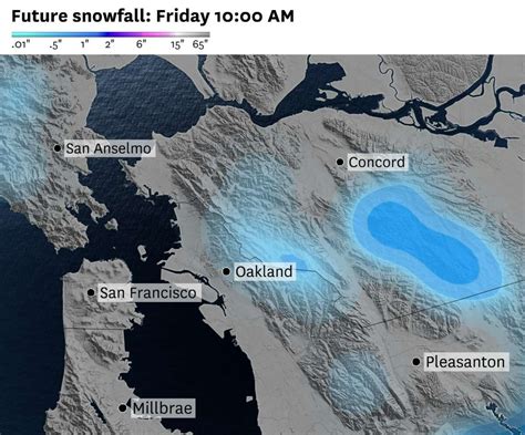 California Winter Storm How Low Will The Bay Area Snow Line Go