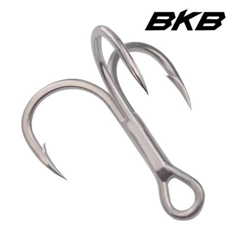 Pieces Super Sharp High Carbon Steel Treble Hooks Strong