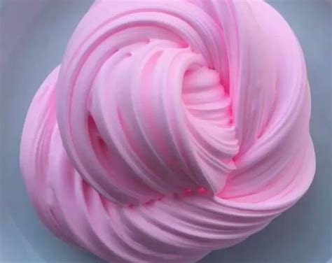 Fluffy Slime Glossy Slime Pink Fluffy Slime Diy Fluffy Slime