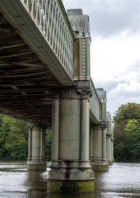 Kew Railway Bridge Spanning The River Thames At Strand On The Green