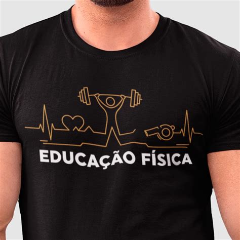 camiseta universitaria educacao fisica