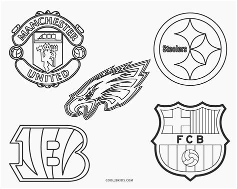 Football Logos Coloring Pages - Coloring Home