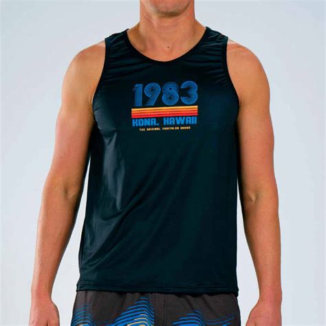 Mens Ltd Run Singlet 40 Years