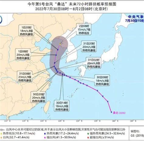 台风最新消息！桑达浙江天气