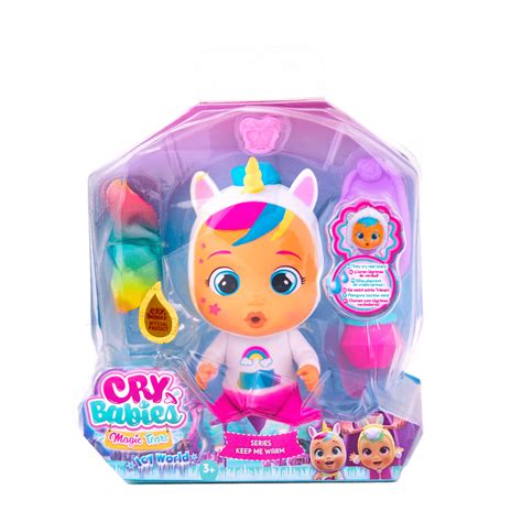 Ripley MUÑECA CRY BABIES 916241 BEBES LLORONES MAGIC TEARS KEEP ME WARM