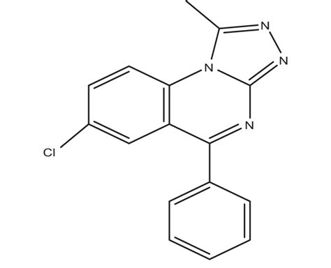 Chemical structure of alprazolam (ALP). | Download Scientific Diagram