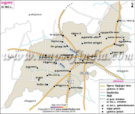 Madurai District Map