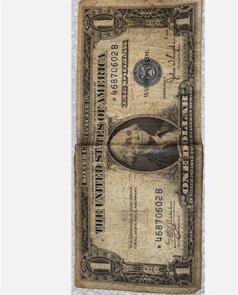 Rare One Dollar Bill 1935 D Ebay