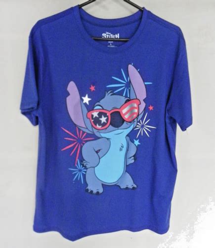 Disney Stitch T Shirt Th Of July Patriotic Design Size Men S Large