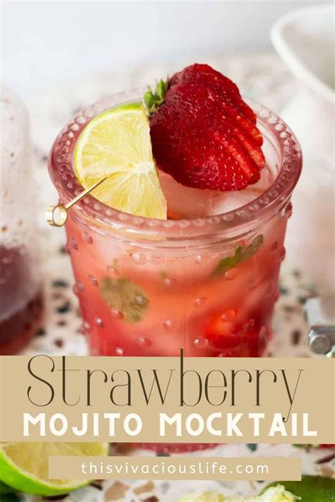 Refreshing Strawberry Mojito Mocktail