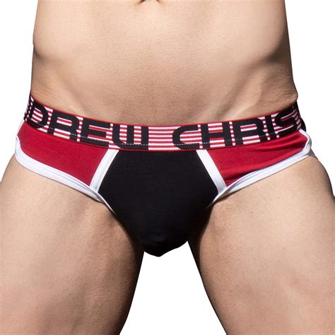 Andrew Christian Jock Strap Coton Almost Naked R Tro Noir Rouge