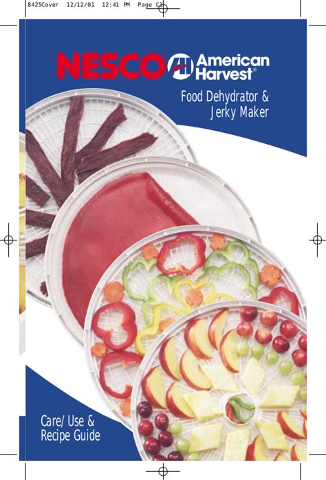 Nesco Food Dehydrator User Manual