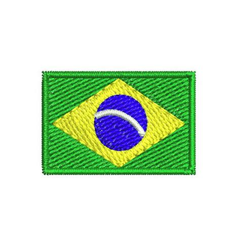 Matriz De Bordado Bandeira Do Brasil 003 Elo7