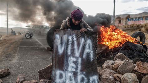 Zusammenstösse zwischen Polizei und Demonstranten in Peru