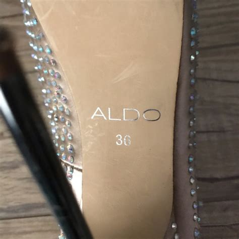 Aldo Shoes Aldo Sparkly Nude Heelsize Poshmark