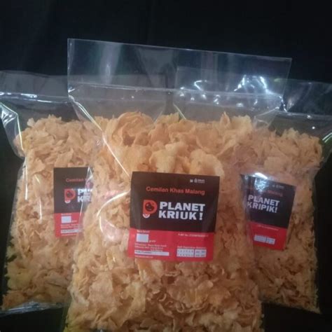 Emping Jagung Original 240 G Planet Keripik Distributor Kripik