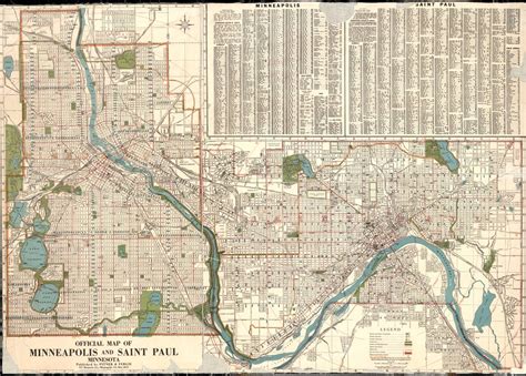 Minneapolis Attractions Map