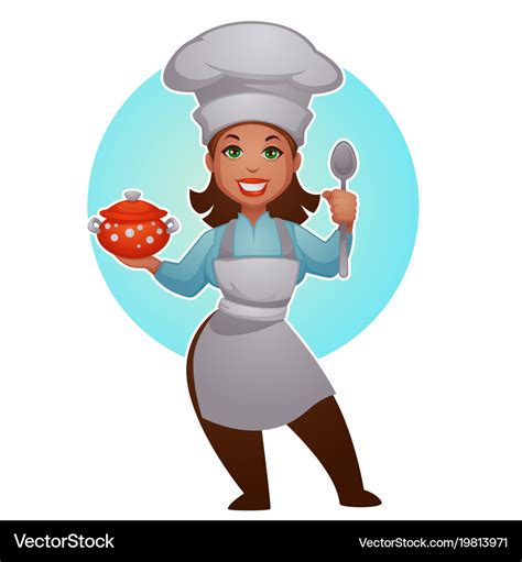 Woman Chef Animated