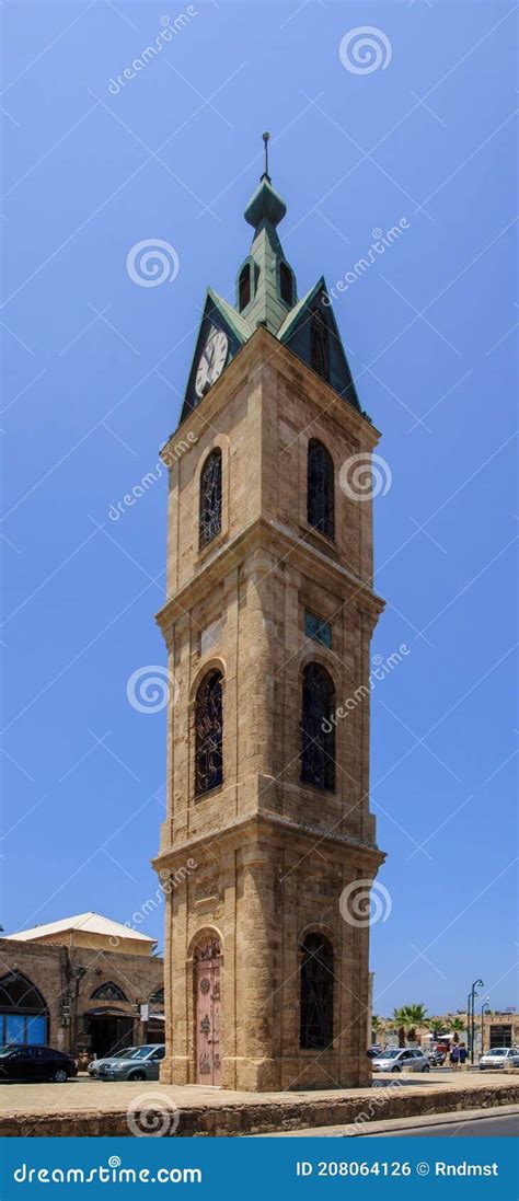 Torre Del Reloj De Jaffa Foto De Archivo Imagen De Tradicional 208064126