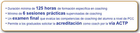 Programas De Coaching Actp Icf España