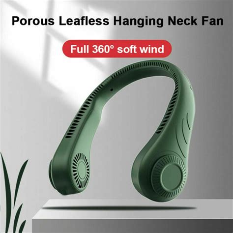 Beauty Portable Mini Fan Neckband Bladeless Lazy Neck Hanging Cooler Fan